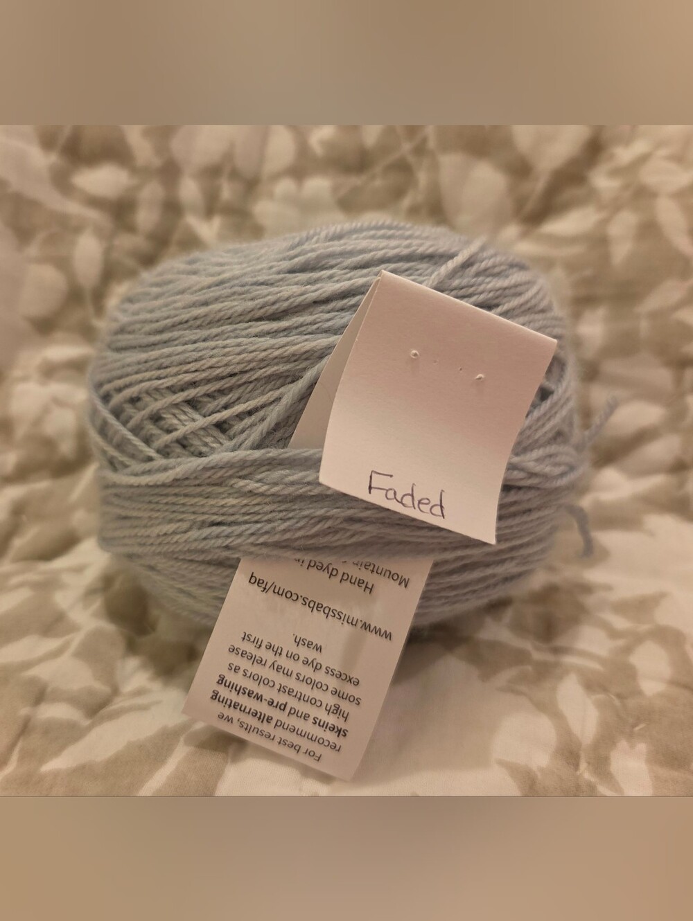 MISS BABS INSPIRED BY NATURE KNITTING YARN, 20% Cashmere, Color: Faded